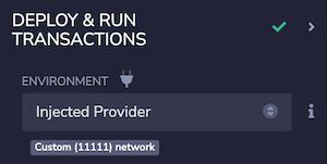 Injected provider